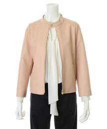 31 Sons de mode | フェイクレザーシングルライダース(ジャケット/アウター)