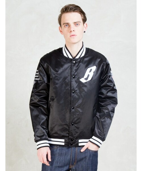 SP古着　ビリオネアボーイズクラブ　スターダストジャケット　ベロア　L 黒. SP古着 ビリオネアボーイズクラブ スターダストジャケット