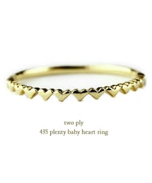 two ply | トゥー プライ 435 プレンティ ベビーハート ダイヤモンド ピンキーリング(リング)