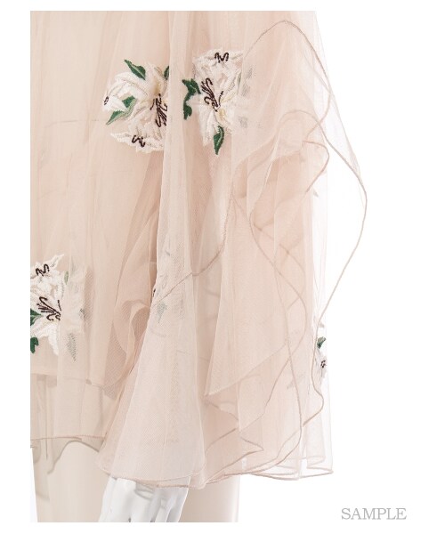 SNIDEL（スナイデル）の「フラワー刺繍チュニック（チュニック）」 - WEAR 