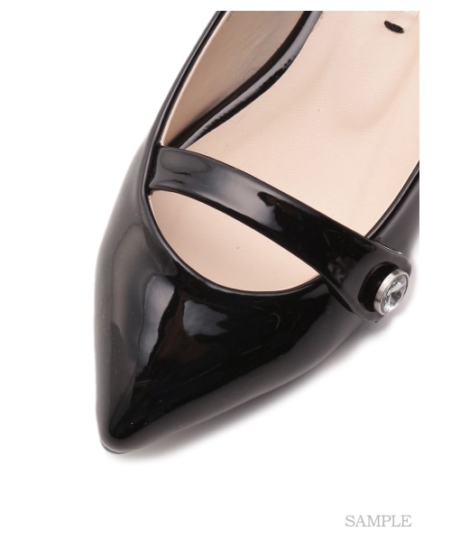 SNIDEL（スナイデル）の「ポインテッドスレンダーシューズ（パンプス・レディース・PBEG/SLV/BLK・S/M/L）」の8枚目の写真