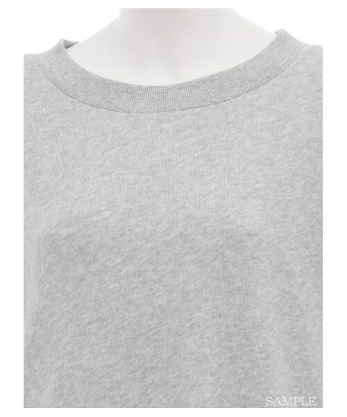 gelato pique（ジェラートピケ）の「【gelato pique garden】スウェット裏毛チュニックプルオーバー（プルオーバー・レディース・OWHT/GRY・F）」の6枚目の写真