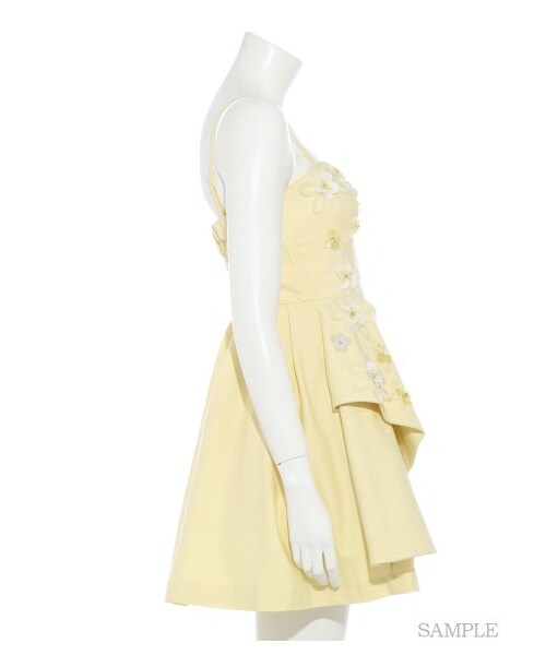 美品 Lily Brown × L.B CANDY STOCK デザインドレス