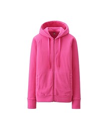 b2551【ユニクロ】レディース　ジャンパー　フルジップ　ハイネック　フリース UNIQLO（ユニクロ）の「フラッフィーフリースフルジップ