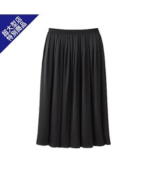 UNIQLO | WOMEN サテンミディスカート＋E(スカート)