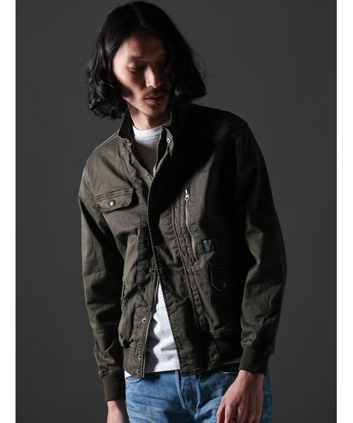 AVIREX（アヴィレックス）の「avirex/ アヴィレックス/ CUSTOM MILITARY F-1 JACKET/カスタムミリタリー F-1 ジャケット（ジャケット/アウター・メンズ・BLACK/ORANGE/WHITE/OLIVE・M/L/XL/XXL）」の16枚目の写真