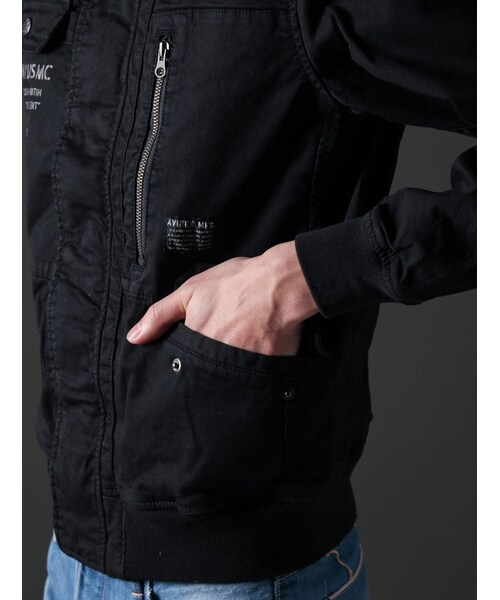 AVIREX（アヴィレックス）の「avirex/ アヴィレックス/ CUSTOM MILITARY F-1 JACKET/カスタムミリタリー F-1 ジャケット（ジャケット/アウター・メンズ・BLACK/ORANGE/WHITE/OLIVE・M/L/XL/XXL）」の13枚目の写真