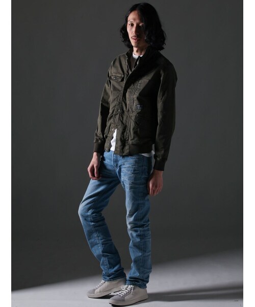 AVIREX（アヴィレックス）の「avirex/ アヴィレックス/ CUSTOM MILITARY F-1 JACKET/カスタムミリタリー F-1 ジャケット（ジャケット/アウター・メンズ・BLACK/ORANGE/WHITE/OLIVE・M/L/XL/XXL）」の17枚目の写真