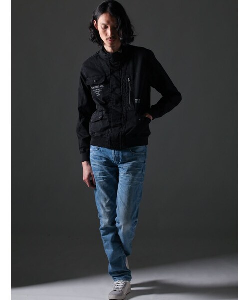 AVIREX（アヴィレックス）の「avirex/ アヴィレックス/ CUSTOM MILITARY F-1 JACKET/カスタムミリタリー F-1 ジャケット（ジャケット/アウター・メンズ・BLACK/ORANGE/WHITE/OLIVE・M/L/XL/XXL）」の15枚目の写真