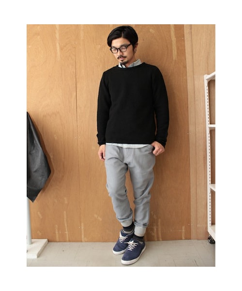 ROTAR（ローター）の「Irregular Fabric Sarrouel Pants（パンツ・メンズ・GREY/NAVY・M/L）」の6枚目の写真