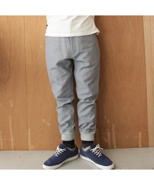 ROTAR（ローター）の「Irregular Fabric Sarrouel Pants（パンツ・メンズ・GREY/NAVY・M/L）」の4枚目の写真
