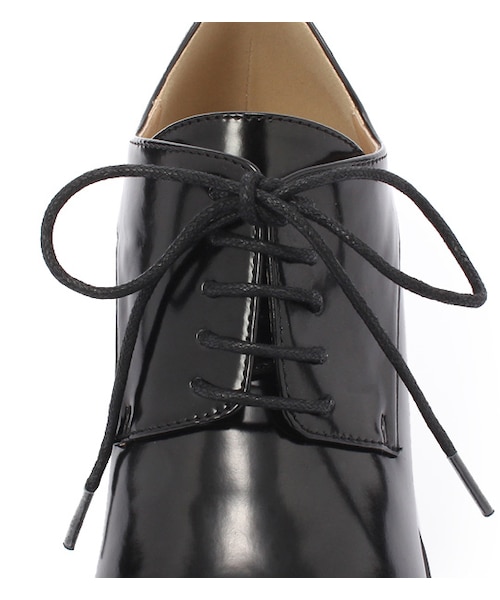 PAGEBOY（ページボーイ）の「レースアップヒールシューズ（シューズ・レディース・ブラック/レッド系・S/M/L）」の7枚目の写真