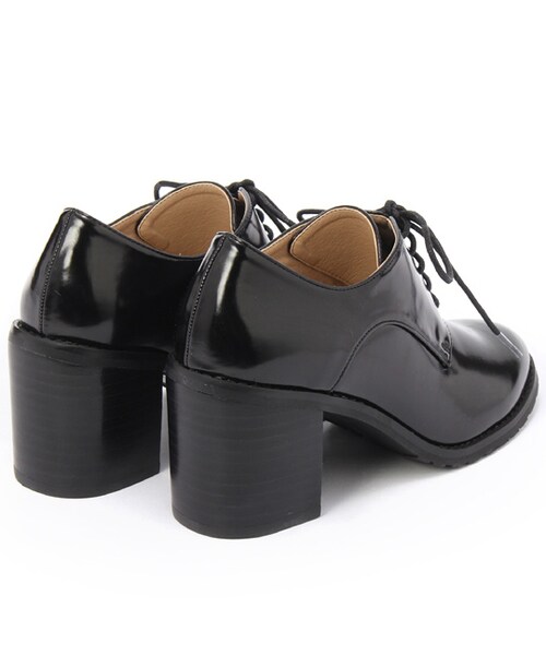 PAGEBOY（ページボーイ）の「レースアップヒールシューズ（シューズ・レディース・ブラック/レッド系・S/M/L）」の4枚目の写真