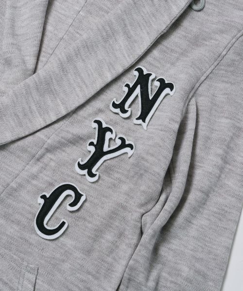 VIRGOwearworks（ヴァルゴウェアワークス）の「VIRGO×68&amp;BROTHERS KNIT GOWN "NYC" ニットガウン（トップス・メンズ・GRAY/BLACK・2/3/4）」の12枚目の写真