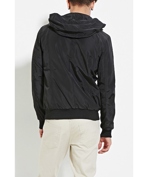 FOREVER 21（フォーエバー トゥエンティーワン）の「[MEN]ジッパーフロントマウンテンパーカー（ジャケット/アウター・メンズ・BLACK・X-Small/Small/Medium/Large）」の3枚目の写真