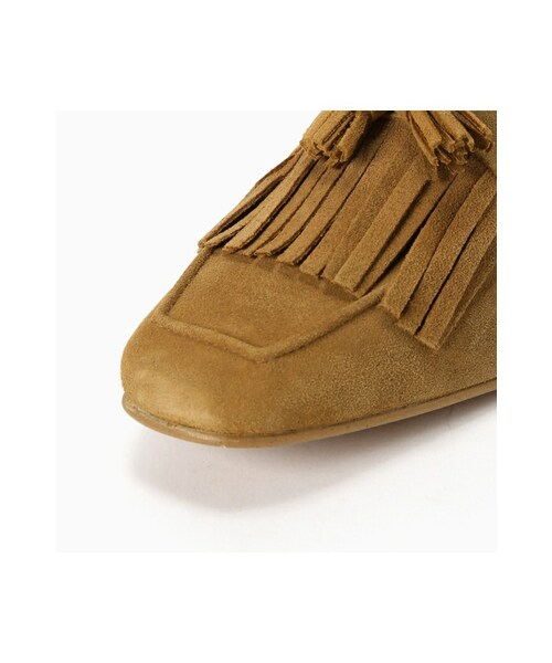 スローブイエナ SLOBE IENA ◆ 2016SS/スエード フラット パンプス/23.5/ネイビー　J912 大人気 美品即決 SLOBE IENA スエード フラットパンプス キャメル 24cm