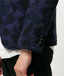 ANREALAGE パッチワーク テーラードジャケット サイズ46 ANREALAGE（アンリアレイジ）の「ANREALAGE パッチワークジャガード