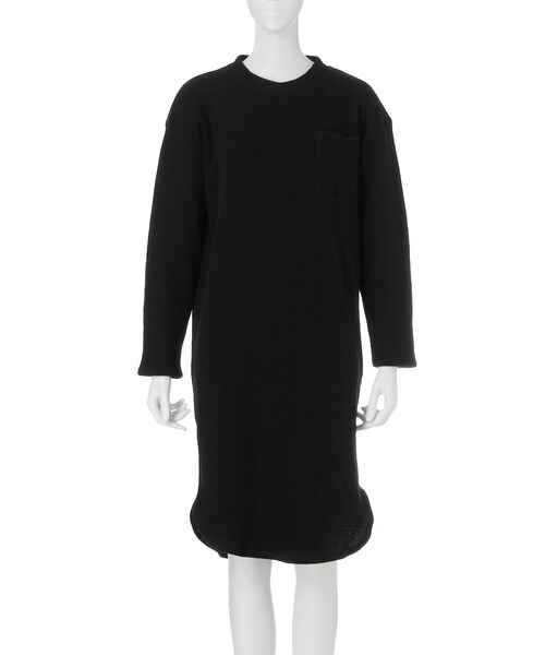 FLOVE（フローブ）の「リブニットソーワンピース（ワンピース/ドレス・レディース・ホワイト/ブラック・F）」の5枚目の写真