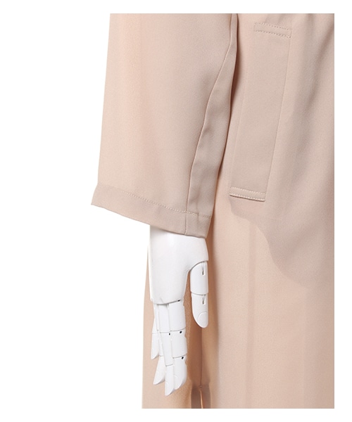 INGNI（イング）の「JZトレンチ（ジャケット/アウター・レディース・ｸﾛ/ｶｰｷ/ﾍﾞｰｼﾞｭ・M）」の5枚目の写真