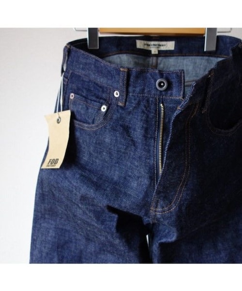 FOB FACTORY(エフオービーファクトリー)の「F.O.B エフオービーファクトリー F1147 WIDE DENIM 5PKT ワイドデニム 5ポケット OW ワンウォッシュ(デニムパンツ・メンズ・その他)」の9枚目の写真