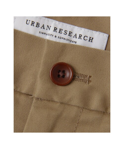 URBAN RESEARCH（アーバンリサーチ）の「PeruvianPimaタックチノパンツ（パンツ・メンズ・Beige/Black・M/L）」の12枚目の写真