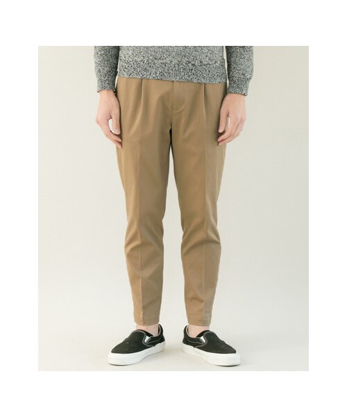 URBAN RESEARCH（アーバンリサーチ）の「PeruvianPimaタックチノパンツ（パンツ・メンズ・Beige/Black・M/L）」の7枚目の写真
