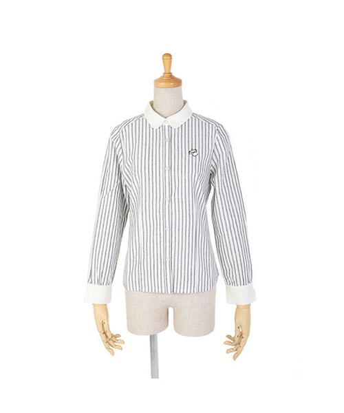 F i.n.t（フィント）の「コーヒ-ポット刺繍シャツ/F i.n.t（シャツ/ブラウス・レディース・その他）」の3枚目の写真