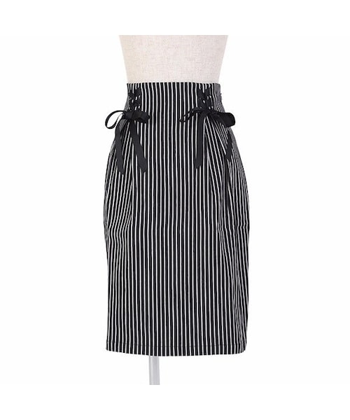 an another angelus（アンアナザーアンジェラス）の「ダブルレースアップタイトスカート/an another angelus（デニムスカート・レディース・その他）」の3枚目の写真