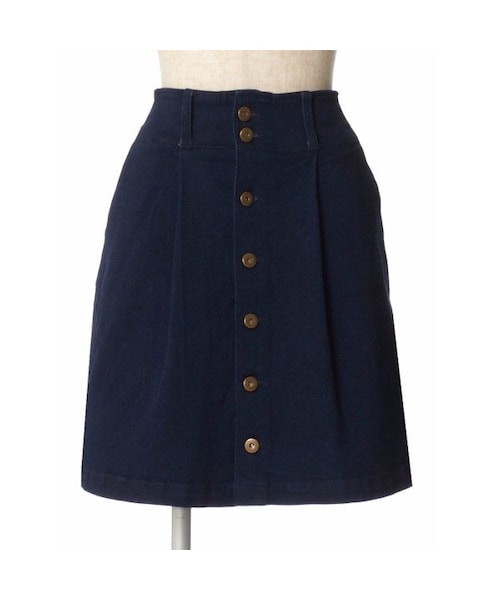F i.n.t（フィント）の「前釦デニムスカート/F i.n.t（デニムスカート・レディース・その他）」の3枚目の写真