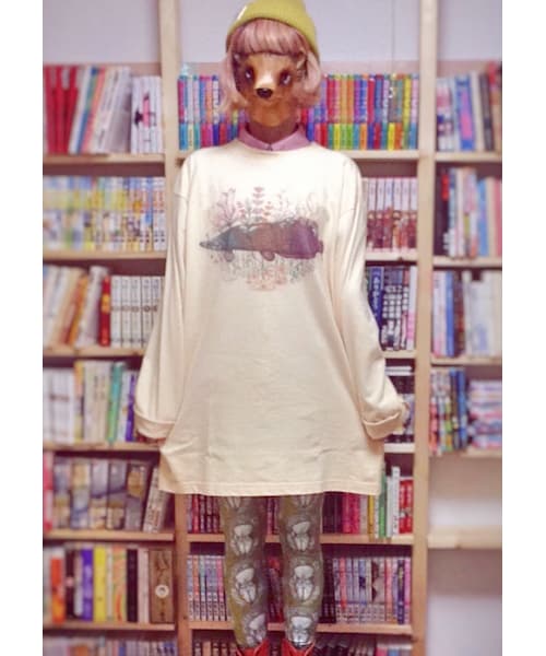 STORES.jp(ストアーズドットジェーピー)の「【ピラルクー】メンズロングTシャツ(Tシャツ/カットソー・メンズ・その他)」の1枚目の写真