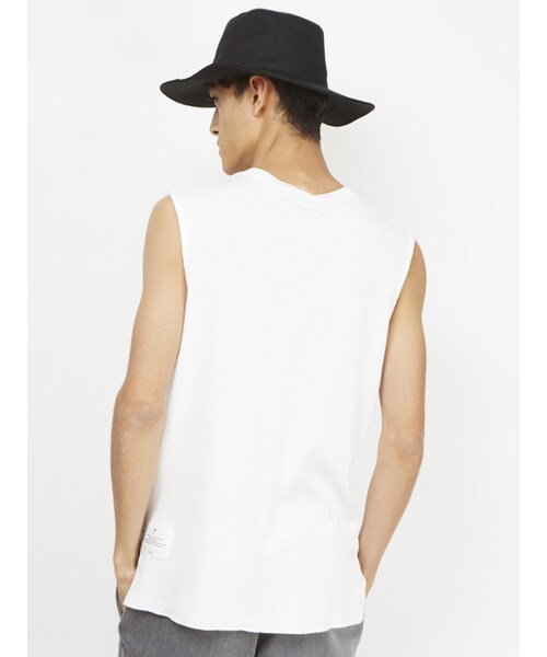 WHIZLIMITED（ウィズリミテッド）の「NO SLEEVE（トップス・WHT/H.GRY/NAV/BLK・M/L/XL）」の2枚目の写真