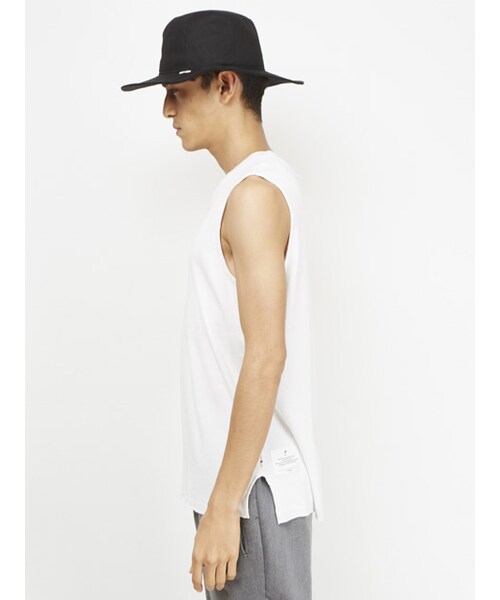 WHIZLIMITED（ウィズリミテッド）の「NO SLEEVE（トップス・WHT/H.GRY/NAV/BLK・M/L/XL）」の3枚目の写真