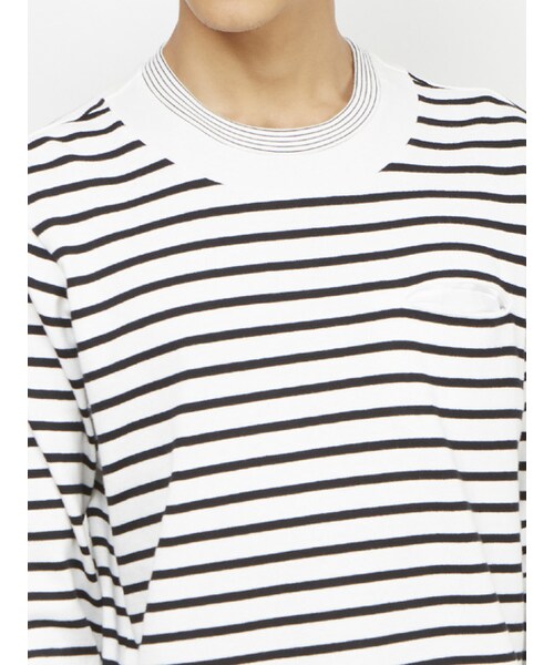 WHIZLIMITED（ウィズリミテッド）の「COMB BORDER（トップス・WHT/NAV/BLK・M/L/XL）」の4枚目の写真