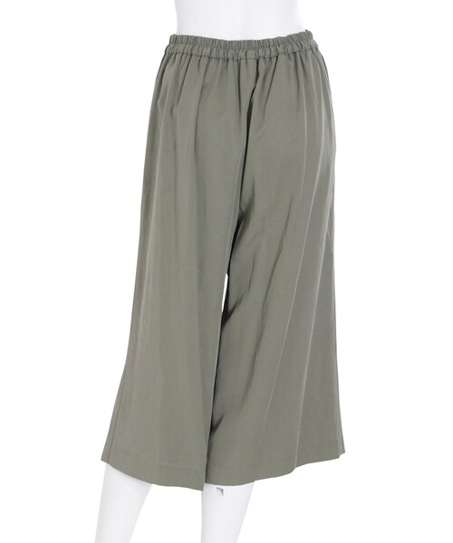 Ungrid（アングリッド）の「テンセルミドル丈パンツ（パンツ・レディース・オフホワイト/カーキ/キャメル・F）」の8枚目の写真