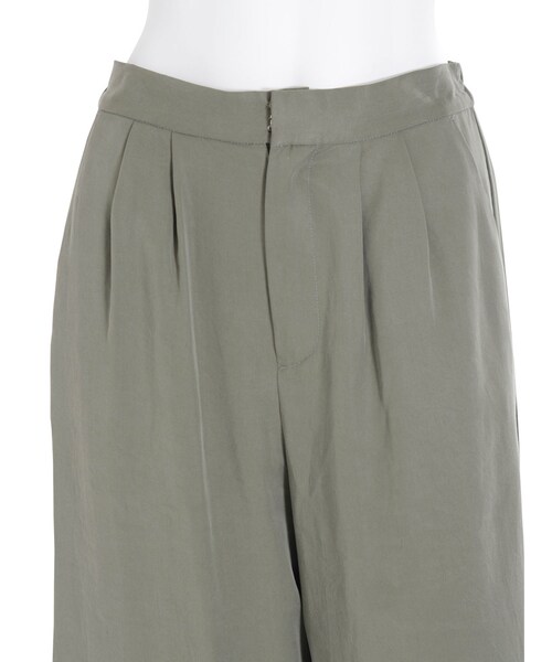 Ungrid（アングリッド）の「テンセルミドル丈パンツ（パンツ・レディース・オフホワイト/カーキ/キャメル・F）」の10枚目の写真