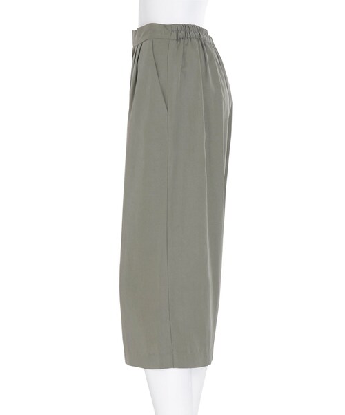 Ungrid（アングリッド）の「テンセルミドル丈パンツ（パンツ・レディース・オフホワイト/カーキ/キャメル・F）」の7枚目の写真