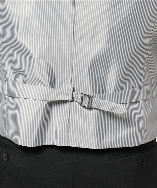 CROWDED CLOSET（クラウデッドクローゼット）の「TOP調千鳥柄ベスト（スーツベスト・メンズ・グレー/ネイビー・MEDIUM/LARGE/SMALL/LL）」の9枚目の写真