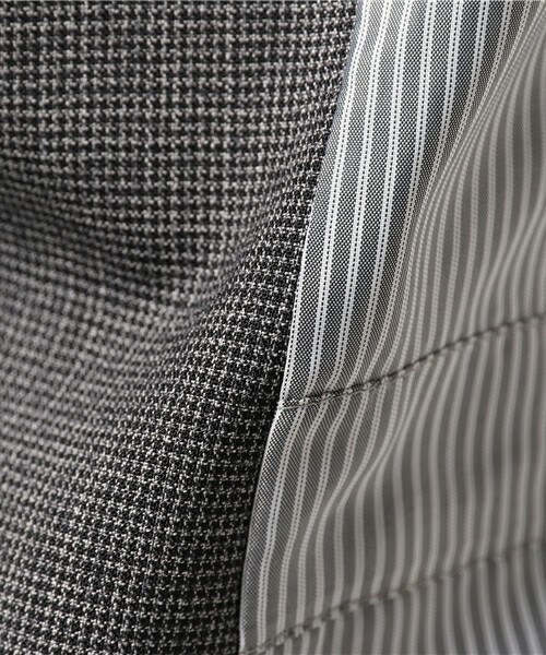 CROWDED CLOSET（クラウデッドクローゼット）の「TOP調千鳥柄ベスト（スーツベスト・メンズ・グレー/ネイビー・MEDIUM/LARGE/SMALL/LL）」の11枚目の写真