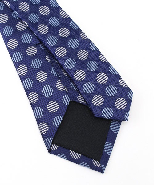 CROWDED CLOSET（クラウデッドクローゼット）の「ポルカドット柄ネクタイ【145cm×7cm】（ネクタイ・メンズ・ブルー/ネイビー・FREE）」の5枚目の写真