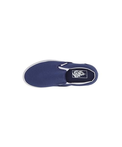 VANS（バンズ）の「Vans 'Classic' Slip-On Sneaker (Women)（スニーカー・レディース・Blue/Gray・Regular 10 M/Regular 11 M/Regular 5 M/Regular 6 M/Regular 6.5 M/Regular 7 M/Regular 7.5 M/Regular 8 M/Regular 8.5 M/Regular 9 M/Regular 9.5 M）」の4枚目の写真