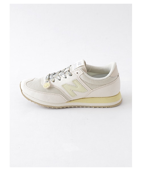 earth music&ecology(アースミュージックアンドエコロジー)の「New BalanceCW620×earth スニーカー(シューズ・ライトベージュ/ネイビー・23cm/23.5cm/24cm/24.5cm)」の7枚目の写真