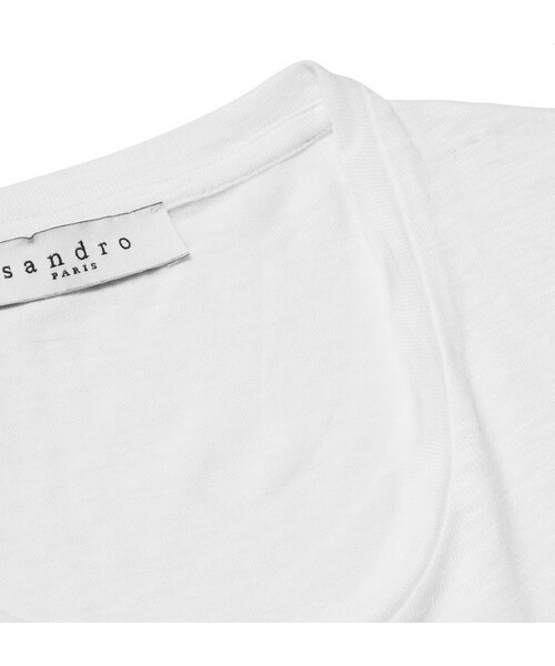sandro（サンドロ）の「Sandro Slim-Fit Slub Linen T-Shirt（Tシャツ