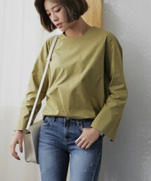 DHOLIC | ワイドスリーブパールボタンブラウス(シャツ/ブラウス)