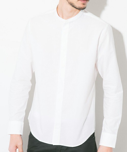 yov　N.HOOLYWOOD ノーカラーシャツ N.HOOLYWOOD COMPILE シャツ SHIRTS メンズ : ZOZOTOWN Yahoo!店