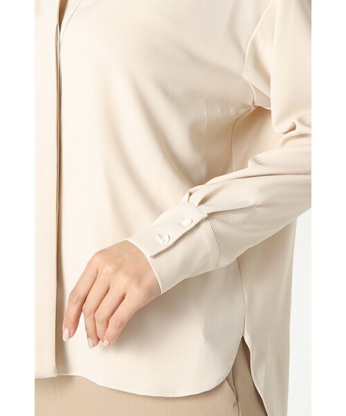 IENA Wジョーゼットブラウス IENA LA BOUCLE ジョーゼットフリル襟ブラウス（シャツ／ブラウス