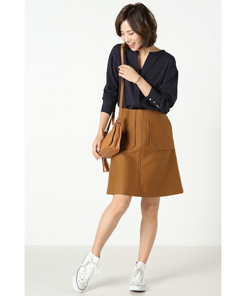 IENA Wジョーゼットブラウス IENA（イエナ）の「ダブルジョーゼットブラウス（）」 - WEAR
