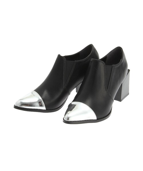 MURUA（ムルーア）の「【SHOES】メタルミドルブーツ（シューズ・レディース・ブラック/シルバー・35/36/37）」の9枚目の写真