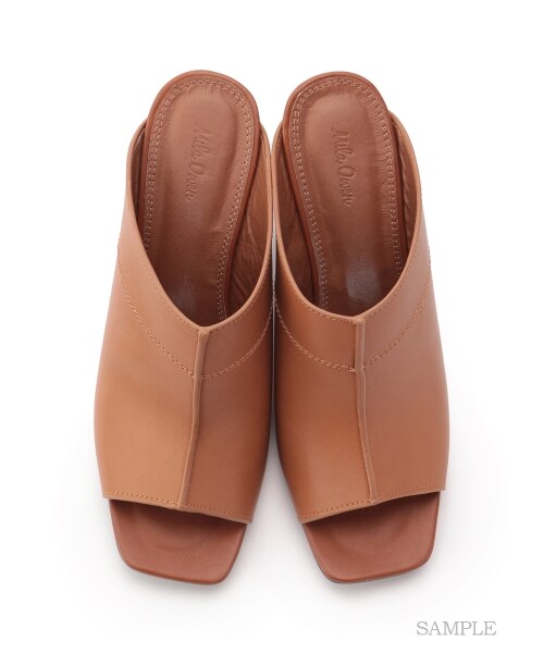 Mila Owen(ミラオーウェン)の「ミュール(サンダル・レディース・BEG/CML/BLK・36/37/38)」の5枚目の写真