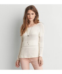 American Eagle | AEOミックスステッチセーター(ニット/セーター)
