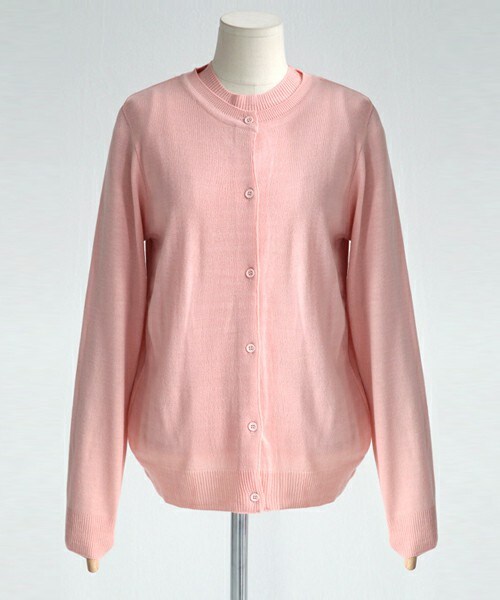 DHOLIC(ディーホリック)の「ハイネックスリーブレスニット&ニットカーディガンSET(ニット/セーター・レディース・ライトブルー/ピンク/ホワイトアイボリー/ブラック/グレー・FREE)」の5枚目の写真